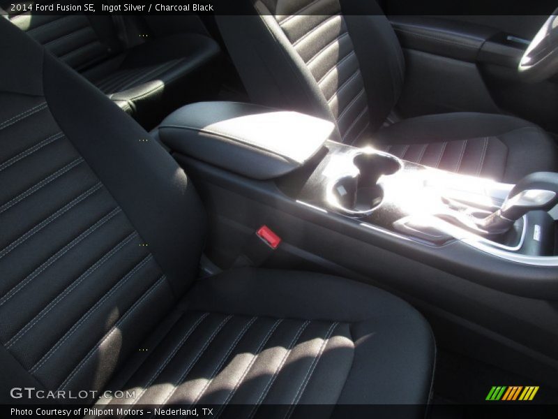 Ingot Silver / Charcoal Black 2014 Ford Fusion SE