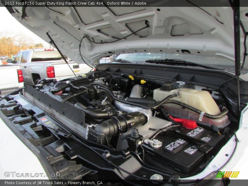 Oxford White / Adobe 2012 Ford F250 Super Duty King Ranch Crew Cab 4x4
