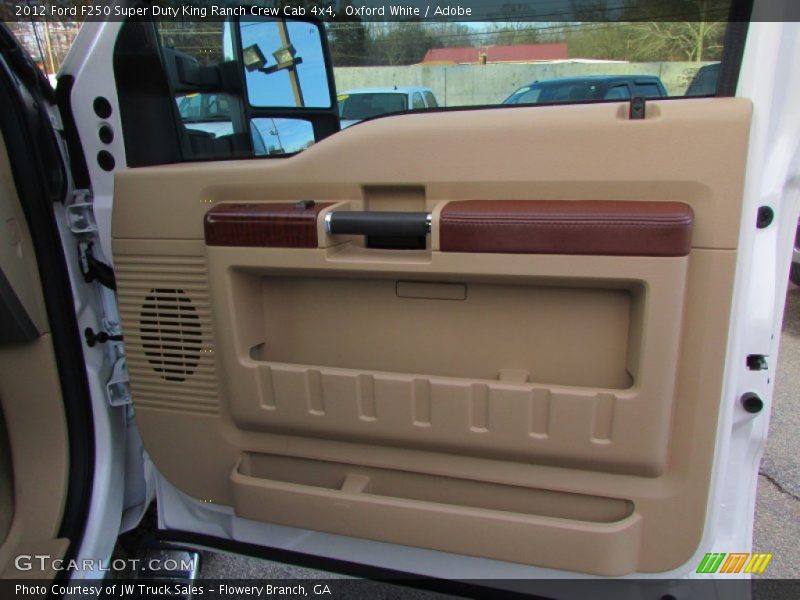 Oxford White / Adobe 2012 Ford F250 Super Duty King Ranch Crew Cab 4x4