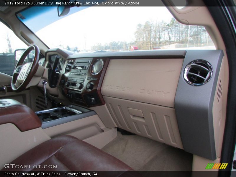 Oxford White / Adobe 2012 Ford F250 Super Duty King Ranch Crew Cab 4x4
