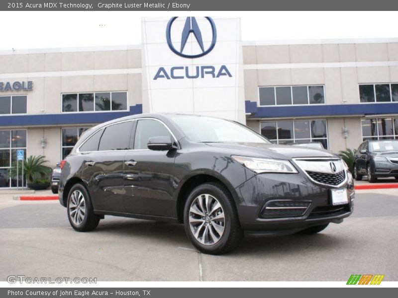 Graphite Luster Metallic / Ebony 2015 Acura MDX Technology