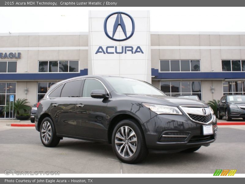 Graphite Luster Metallic / Ebony 2015 Acura MDX Technology