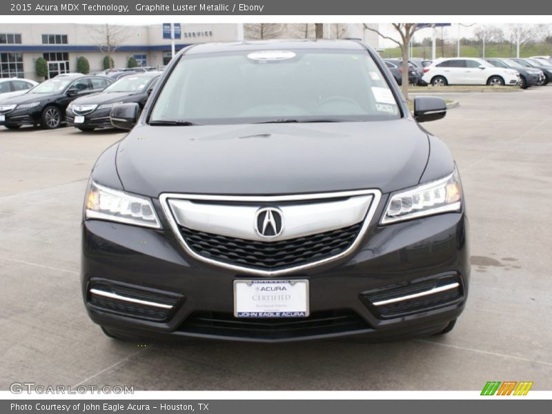 Graphite Luster Metallic / Ebony 2015 Acura MDX Technology