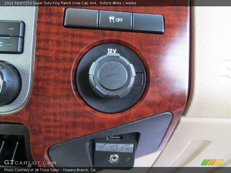 Oxford White / Adobe 2012 Ford F250 Super Duty King Ranch Crew Cab 4x4