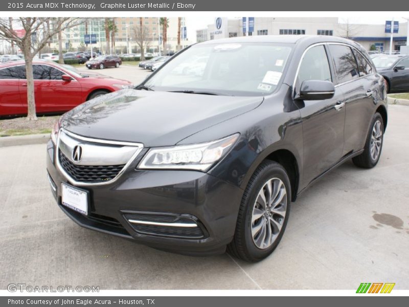 Graphite Luster Metallic / Ebony 2015 Acura MDX Technology