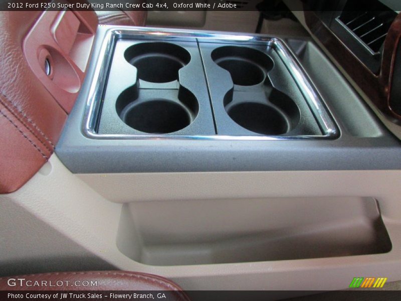 Oxford White / Adobe 2012 Ford F250 Super Duty King Ranch Crew Cab 4x4