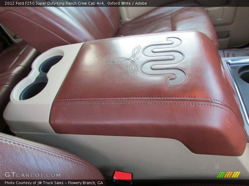 Oxford White / Adobe 2012 Ford F250 Super Duty King Ranch Crew Cab 4x4
