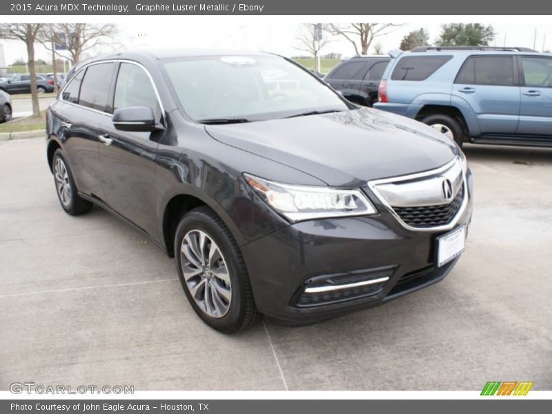 Graphite Luster Metallic / Ebony 2015 Acura MDX Technology