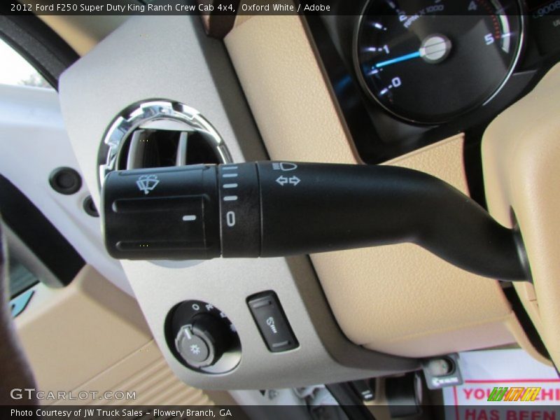 Oxford White / Adobe 2012 Ford F250 Super Duty King Ranch Crew Cab 4x4