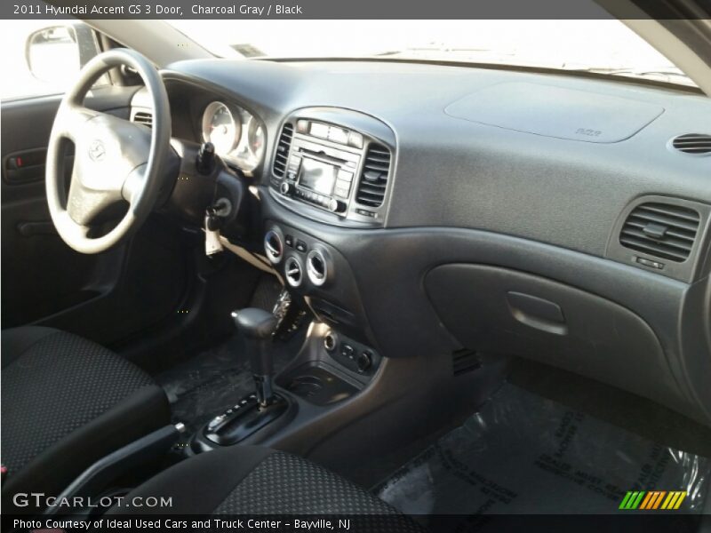 Charcoal Gray / Black 2011 Hyundai Accent GS 3 Door