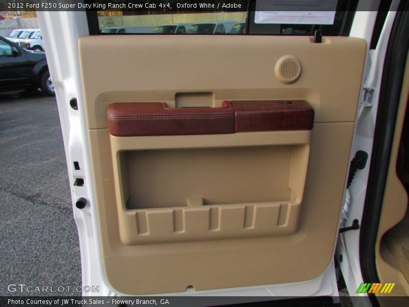 Oxford White / Adobe 2012 Ford F250 Super Duty King Ranch Crew Cab 4x4