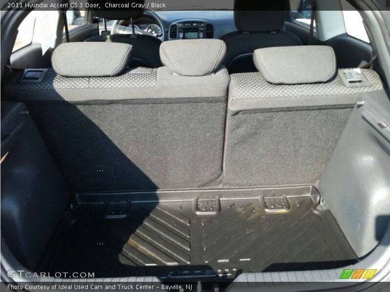 Charcoal Gray / Black 2011 Hyundai Accent GS 3 Door