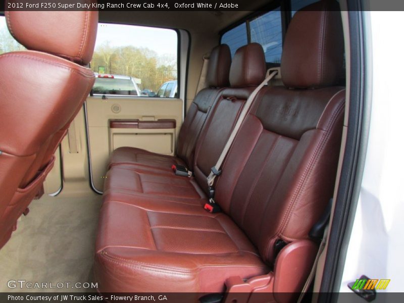 Oxford White / Adobe 2012 Ford F250 Super Duty King Ranch Crew Cab 4x4