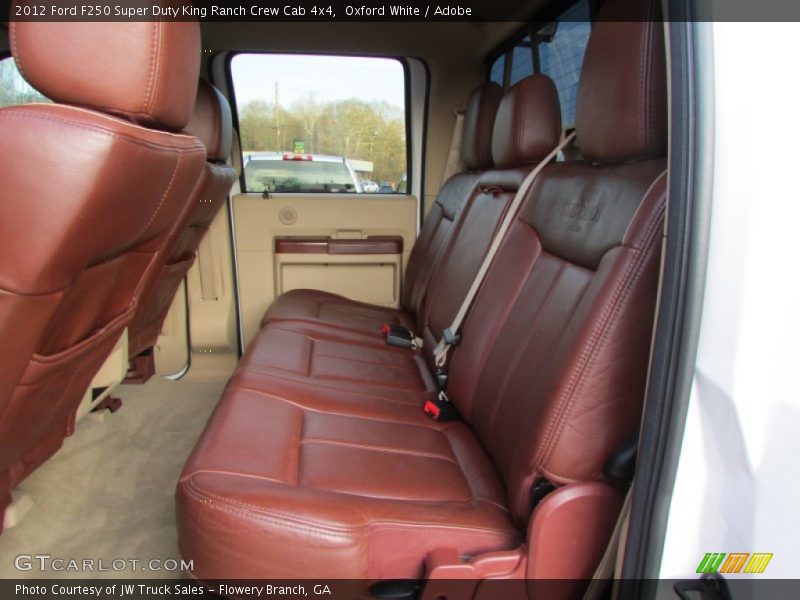 Oxford White / Adobe 2012 Ford F250 Super Duty King Ranch Crew Cab 4x4