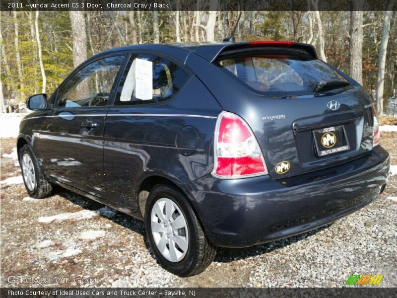 Charcoal Gray / Black 2011 Hyundai Accent GS 3 Door