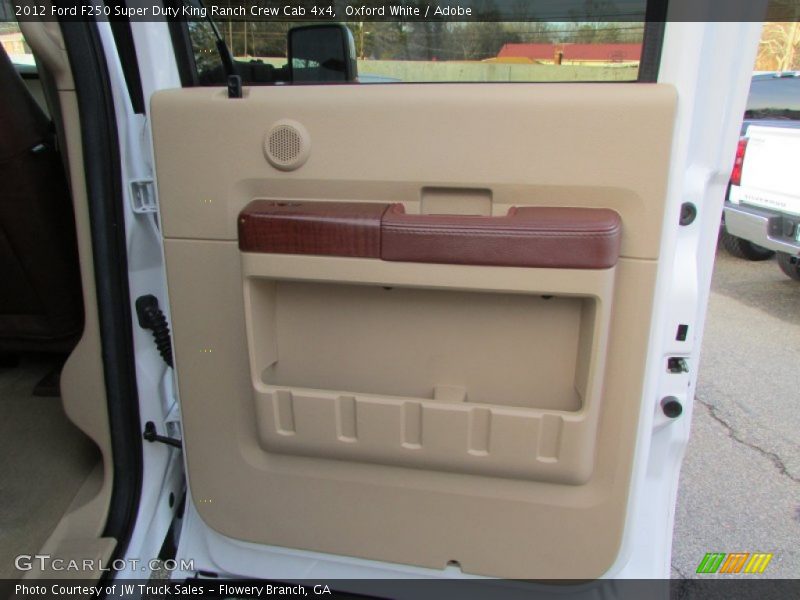 Oxford White / Adobe 2012 Ford F250 Super Duty King Ranch Crew Cab 4x4