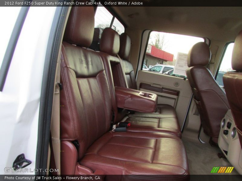 Oxford White / Adobe 2012 Ford F250 Super Duty King Ranch Crew Cab 4x4