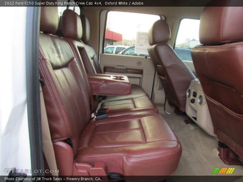 Oxford White / Adobe 2012 Ford F250 Super Duty King Ranch Crew Cab 4x4