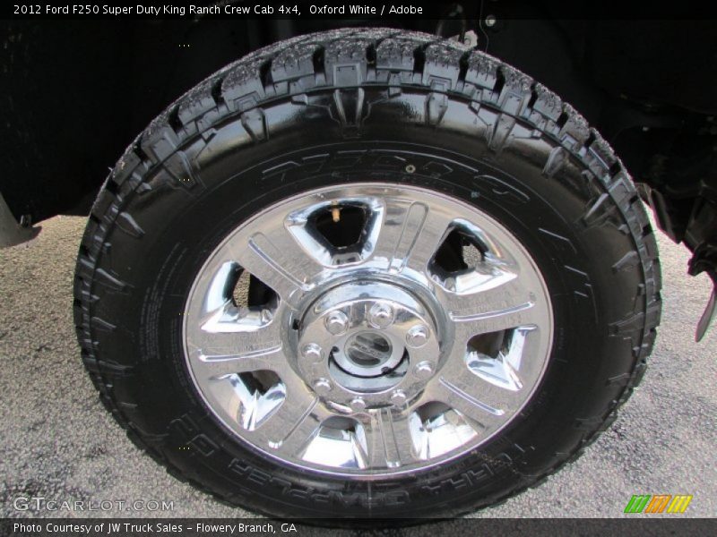Oxford White / Adobe 2012 Ford F250 Super Duty King Ranch Crew Cab 4x4