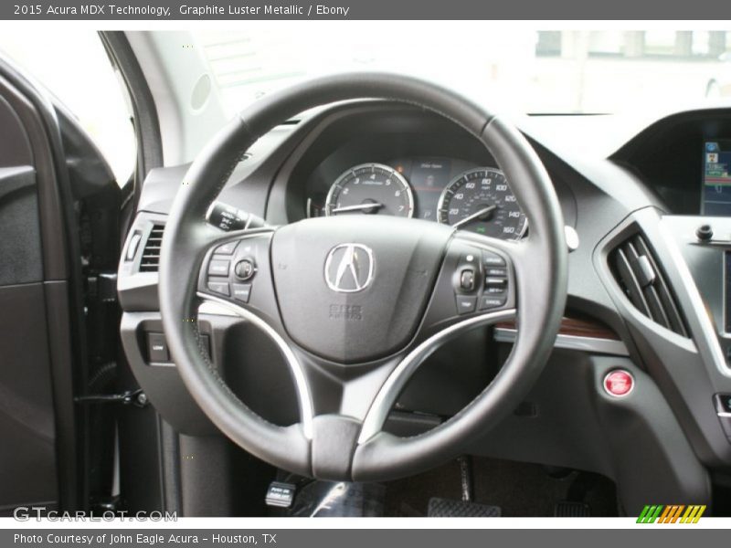 Graphite Luster Metallic / Ebony 2015 Acura MDX Technology