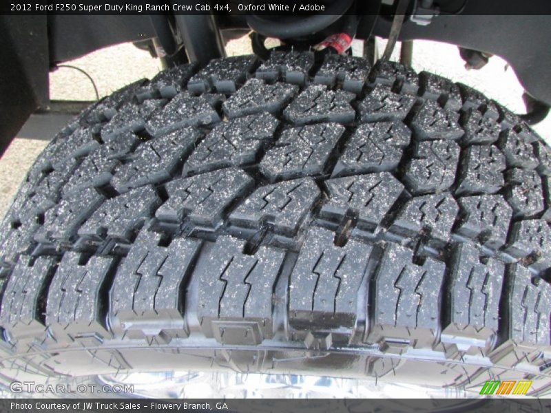 Oxford White / Adobe 2012 Ford F250 Super Duty King Ranch Crew Cab 4x4