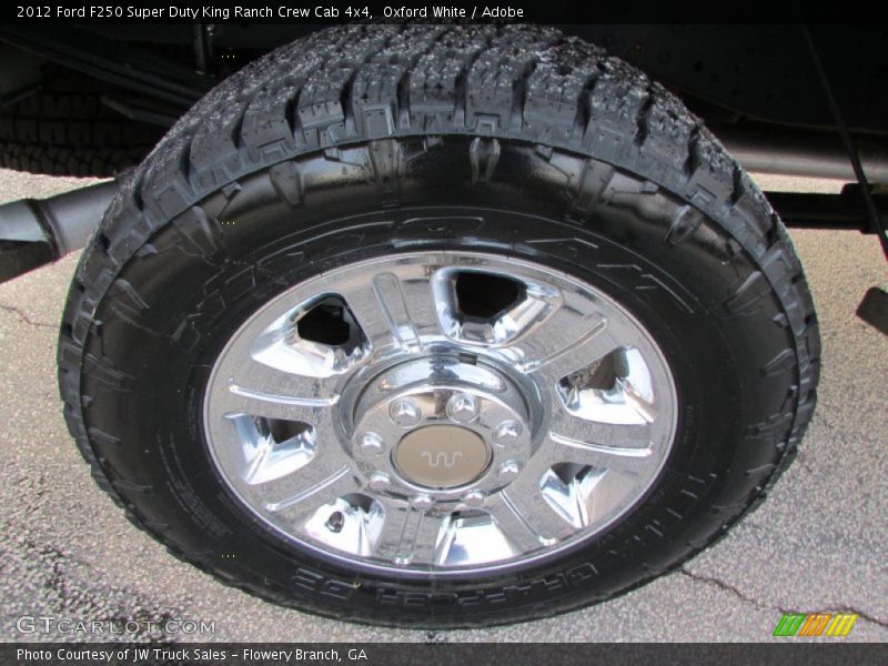 Oxford White / Adobe 2012 Ford F250 Super Duty King Ranch Crew Cab 4x4