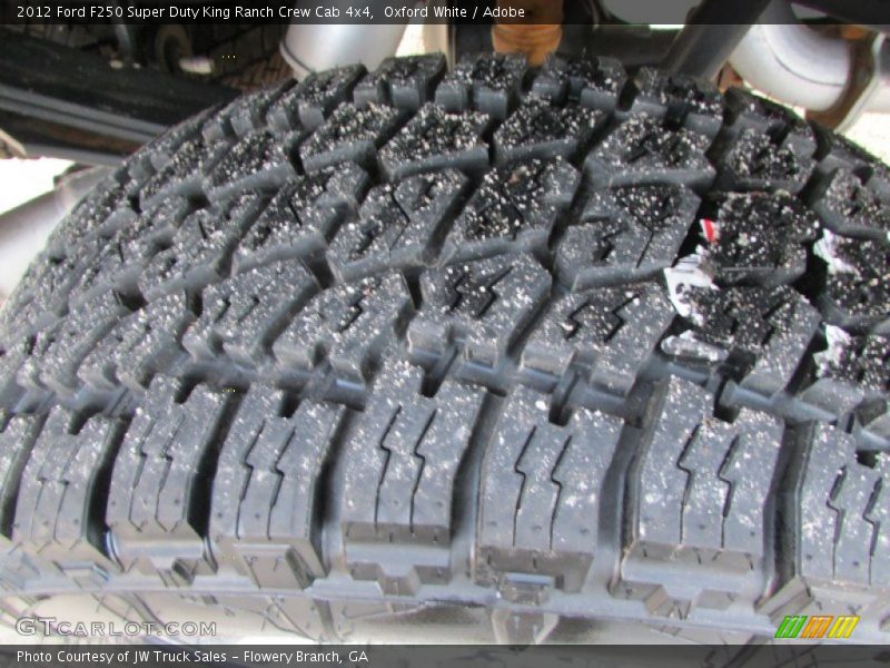 Oxford White / Adobe 2012 Ford F250 Super Duty King Ranch Crew Cab 4x4