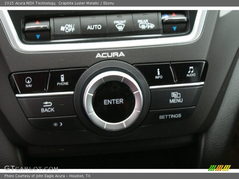 Graphite Luster Metallic / Ebony 2015 Acura MDX Technology