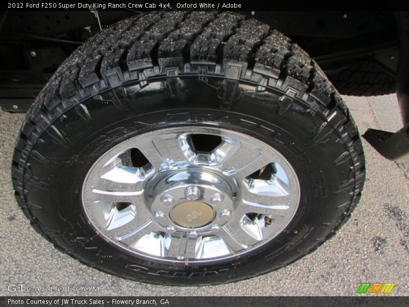 Oxford White / Adobe 2012 Ford F250 Super Duty King Ranch Crew Cab 4x4