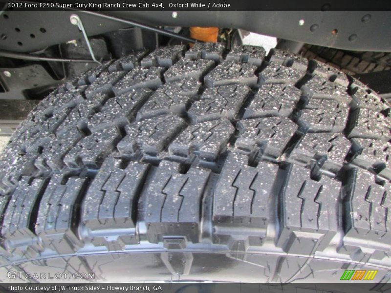 Oxford White / Adobe 2012 Ford F250 Super Duty King Ranch Crew Cab 4x4