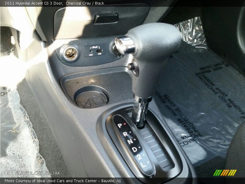 Charcoal Gray / Black 2011 Hyundai Accent GS 3 Door