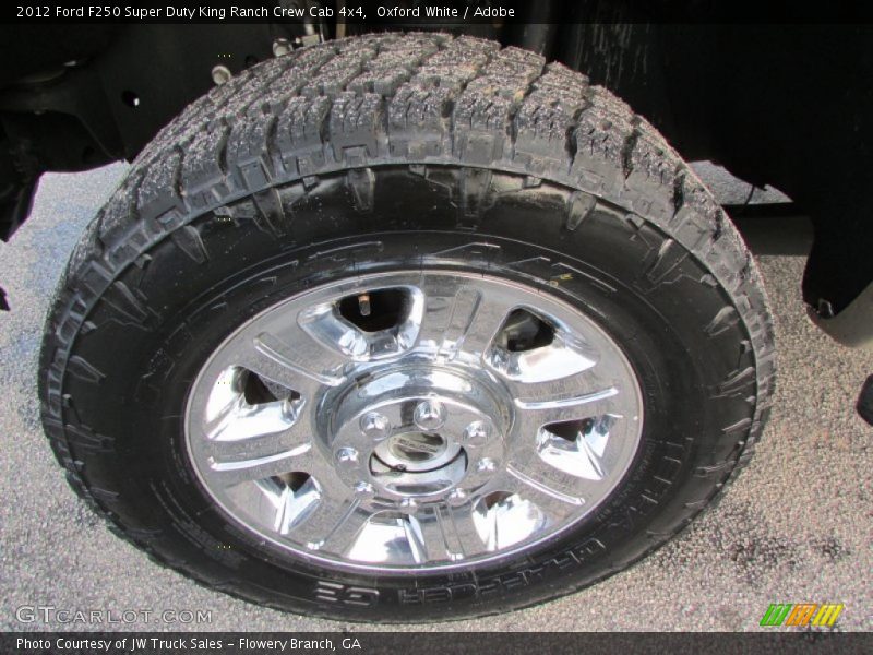 Oxford White / Adobe 2012 Ford F250 Super Duty King Ranch Crew Cab 4x4