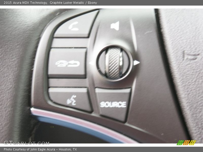Graphite Luster Metallic / Ebony 2015 Acura MDX Technology