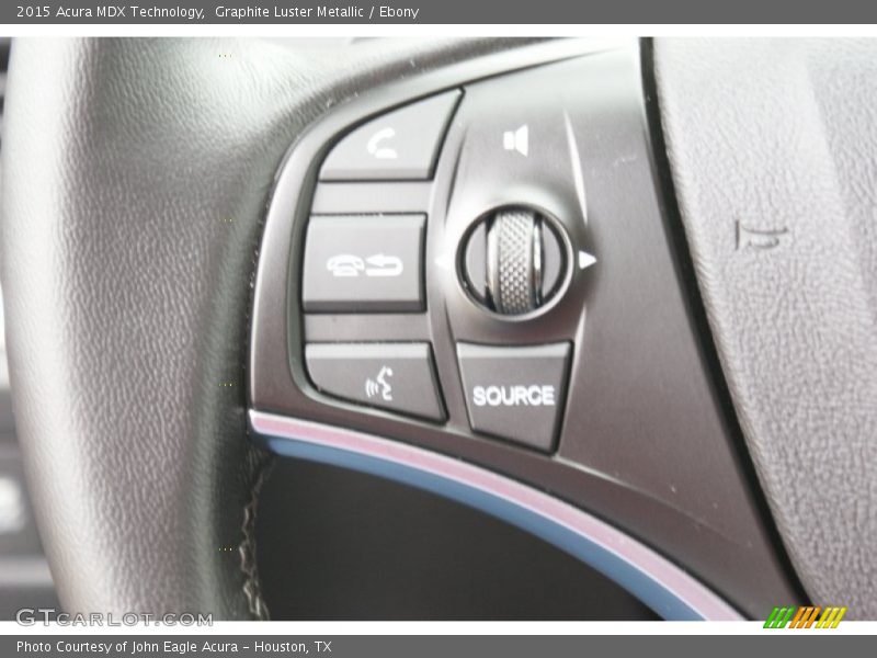 Graphite Luster Metallic / Ebony 2015 Acura MDX Technology