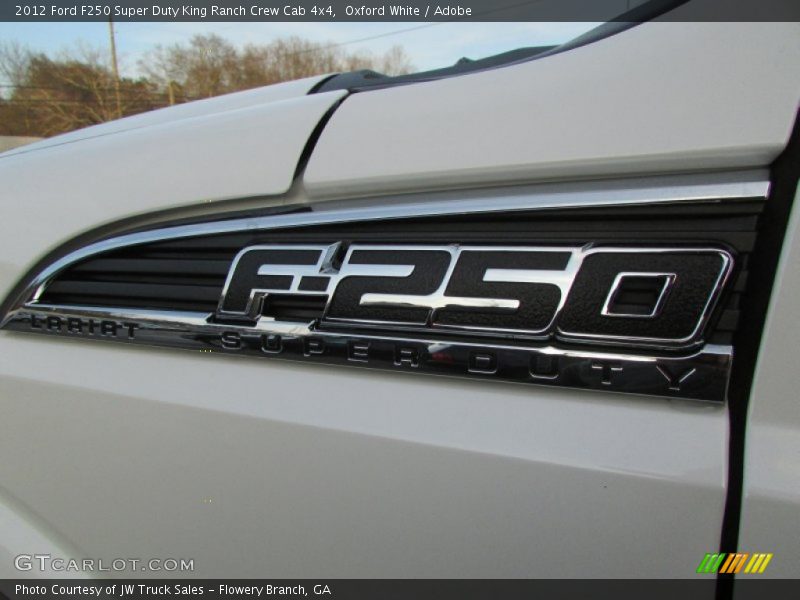 Oxford White / Adobe 2012 Ford F250 Super Duty King Ranch Crew Cab 4x4