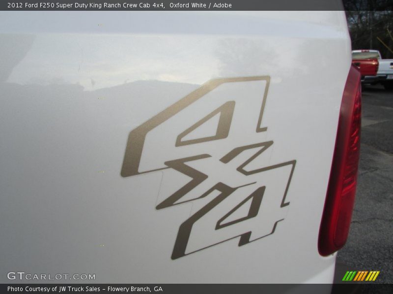 Oxford White / Adobe 2012 Ford F250 Super Duty King Ranch Crew Cab 4x4
