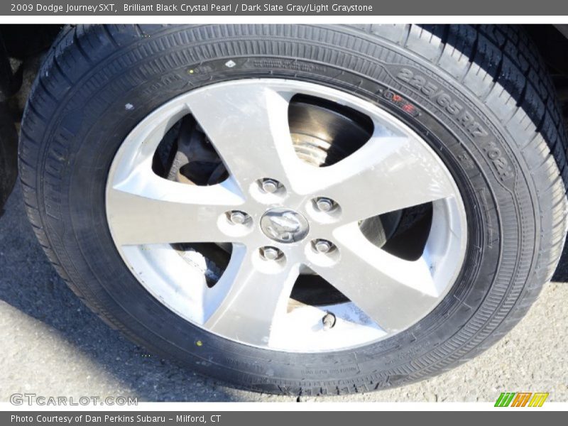 Brilliant Black Crystal Pearl / Dark Slate Gray/Light Graystone 2009 Dodge Journey SXT