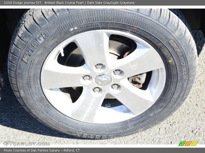 Brilliant Black Crystal Pearl / Dark Slate Gray/Light Graystone 2009 Dodge Journey SXT