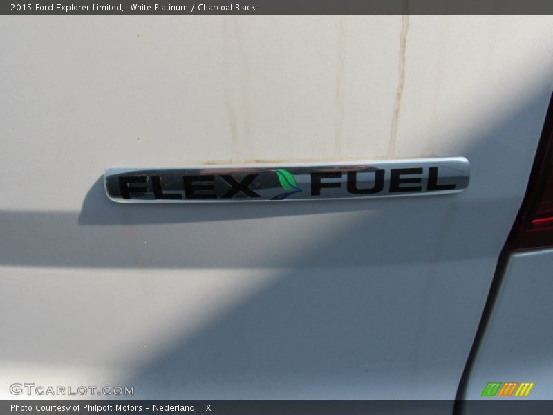 White Platinum / Charcoal Black 2015 Ford Explorer Limited