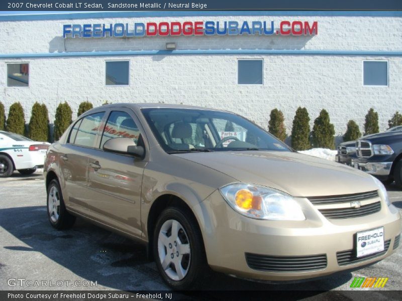Sandstone Metallic / Neutral Beige 2007 Chevrolet Cobalt LT Sedan