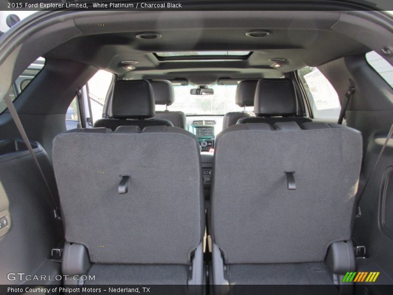 White Platinum / Charcoal Black 2015 Ford Explorer Limited