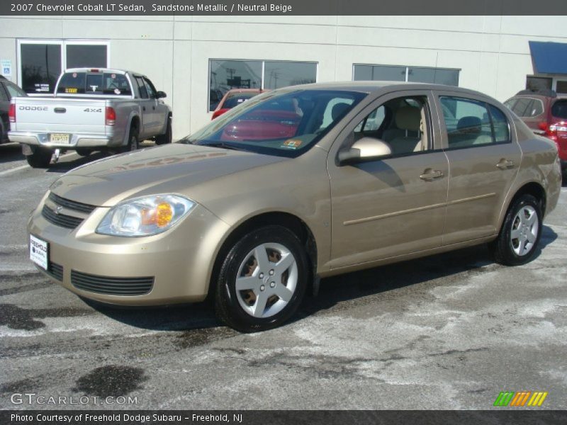 Sandstone Metallic / Neutral Beige 2007 Chevrolet Cobalt LT Sedan