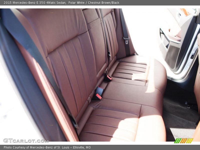 Polar White / Chestnut Brown/Black 2015 Mercedes-Benz E 350 4Matic Sedan
