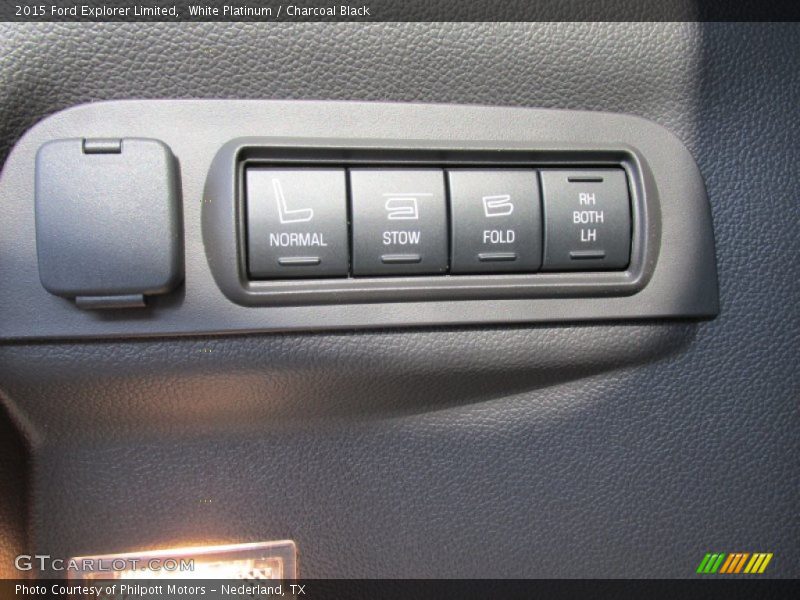 White Platinum / Charcoal Black 2015 Ford Explorer Limited