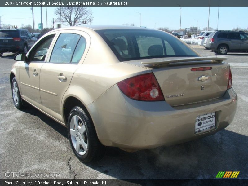 Sandstone Metallic / Neutral Beige 2007 Chevrolet Cobalt LT Sedan