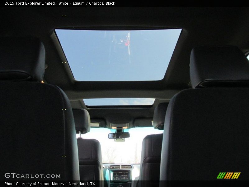 White Platinum / Charcoal Black 2015 Ford Explorer Limited