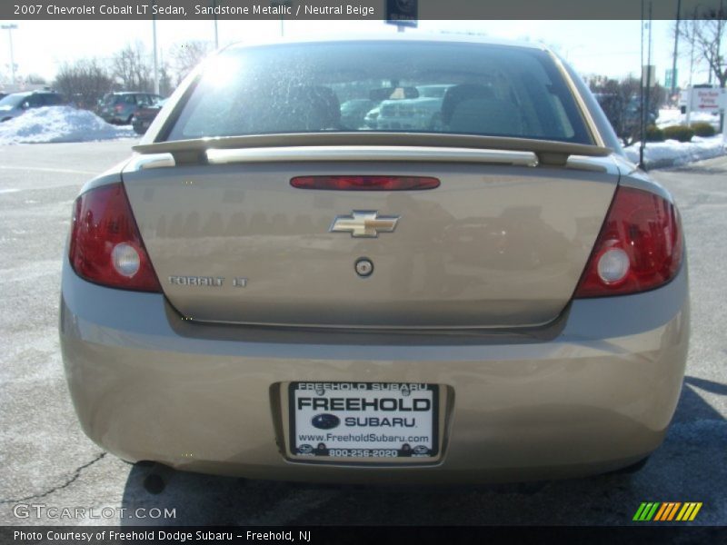 Sandstone Metallic / Neutral Beige 2007 Chevrolet Cobalt LT Sedan