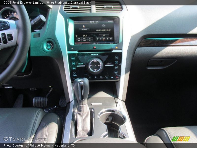 White Platinum / Charcoal Black 2015 Ford Explorer Limited