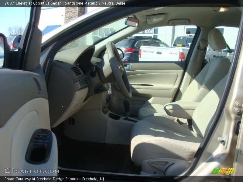 Sandstone Metallic / Neutral Beige 2007 Chevrolet Cobalt LT Sedan
