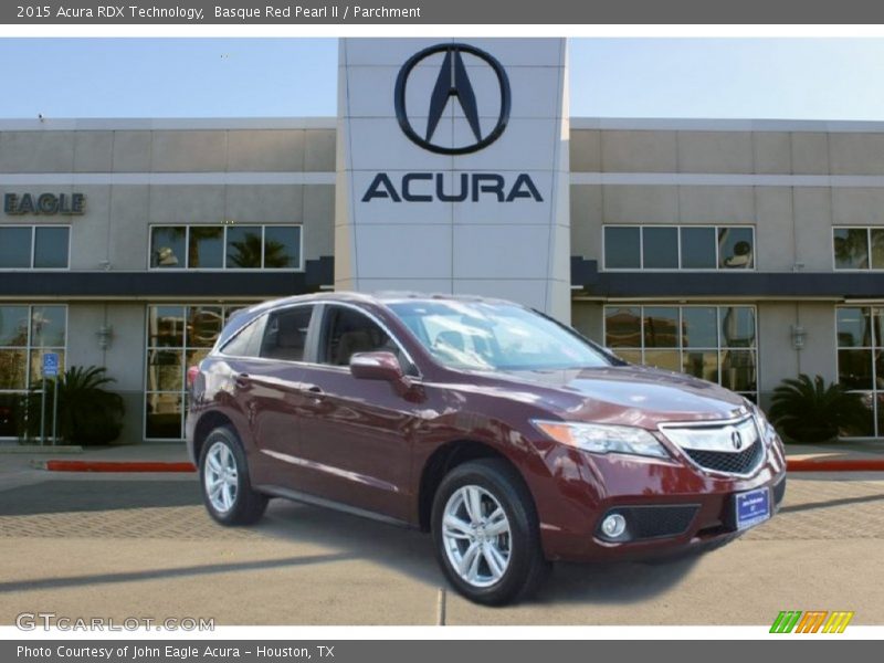 Basque Red Pearl II / Parchment 2015 Acura RDX Technology